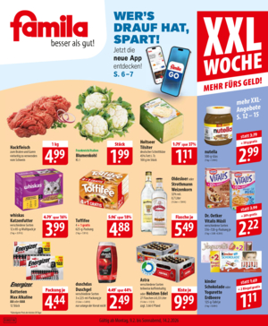 Wochenangebote bei famila