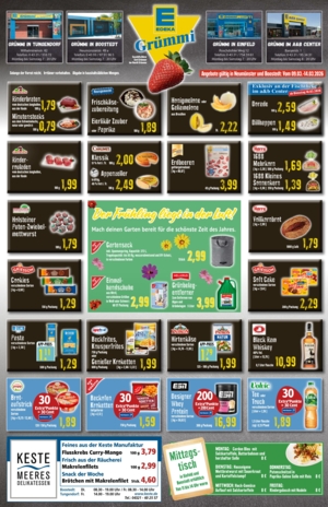 Wochenangebote bei Edeka Grümmi