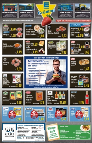 Wochenangebote bei Edeka Grümmi