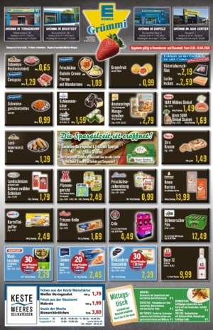 Wochenangebote bei Edeka Grümmi
