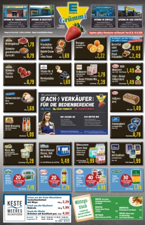 Wochenangebote bei Edeka Grümmi