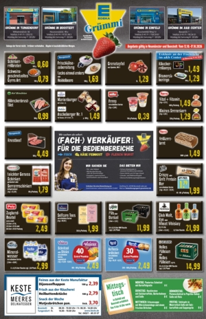 Wochenangebote bei Edeka Grümmi