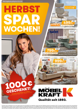 Wochenangebote bei Möbel Kraft