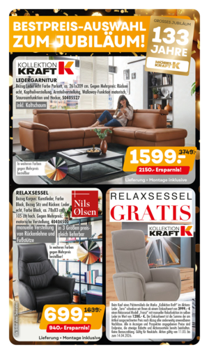 Wochenangebote bei Möbel Kraft