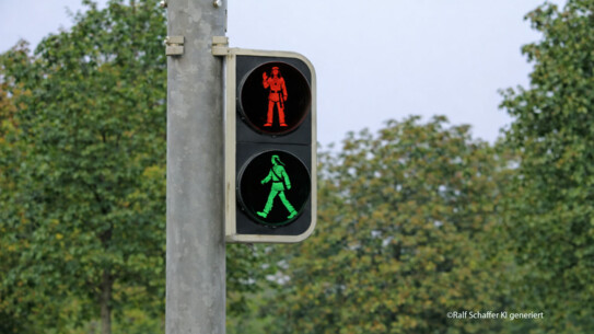 Bad Segeberg bekommt seine Indianer-Ampelmännchen