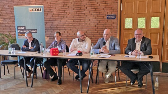 CDU-Mitglieder diskutieren mit vier Bewerbern um die Landtagskandidatur