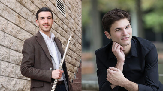 Cognito im Kulturwerk mit Xavier Santos (Flöte) und Paul Drouet (Klavier)