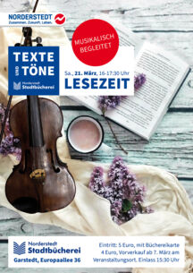 Die beliebte „Texte und Töne“-Reihe wird fortgesetzt