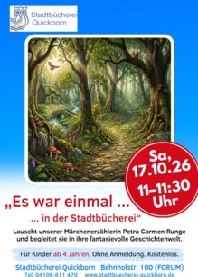 Es war einmal: Stadtbücherei öffnet regelmäßig die Tür zur Märchenwelt