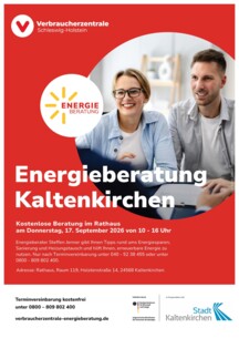 Kostenfreie Energieberatung der Verbraucherzentrale
