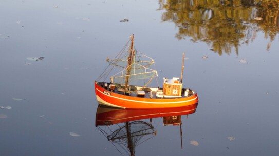 Lichterfahrt des SMC Albatros Ellerau am Højerweg