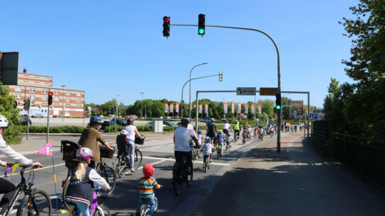 Rauf aufs Rad – für kinderfreundliche Straßen bei der 5. Kidical Mass
