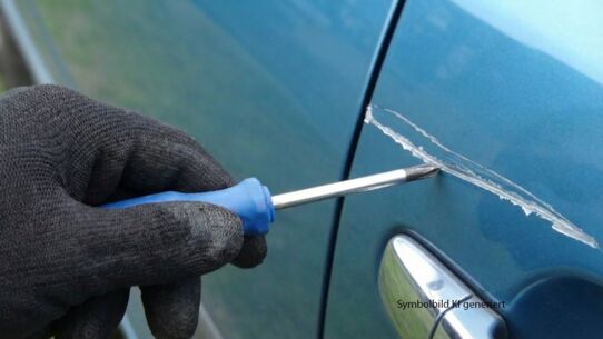 Über 300.000 Euro Schaden durch zerkratzten Lack bei Autohaus