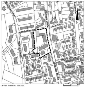 Bürgerbeteiligung zum B-Plan Nr. 319 „Quartier südlich Moorbektwiete / westlich Ulzburger Straße“ startet