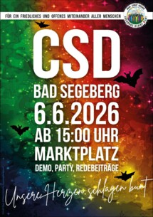 Toleranz und Vielfalt beim CSD in Bad Segeberg
