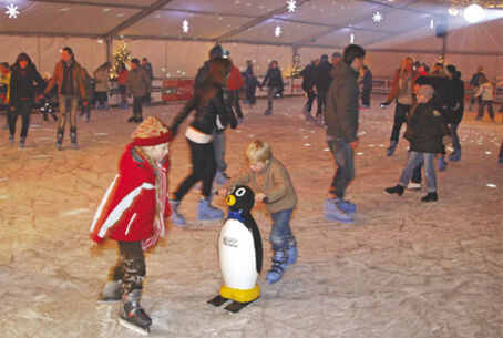 Start frei auf der Eislaufbahn