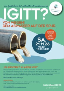 Kinderakademie: „Igitt? Von wegen! – Dem Abwasser auf der Spur“