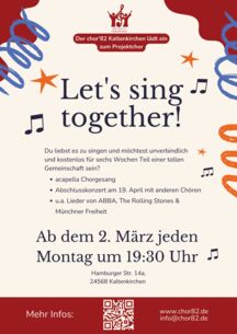 Let’s sing together - im „Konzert der 100 Stimmen“!