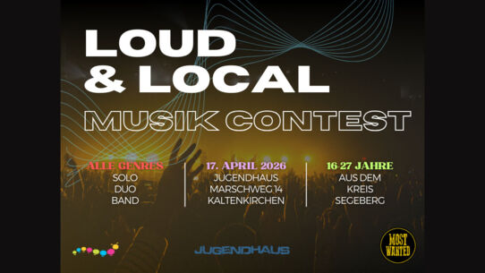 Nachwuchsmusiker gesucht: LOUD & LOCAL Contest bietet Chance auf Festival-Auftritt