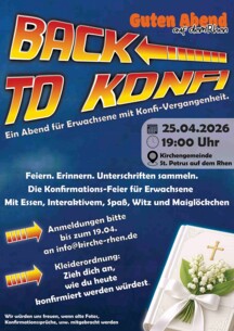 Back to Konfi – Die Konfirmations-Feier für Erwachsene
