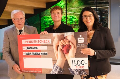 1500 Euro Spende für das Maria&Martha-Hospiz