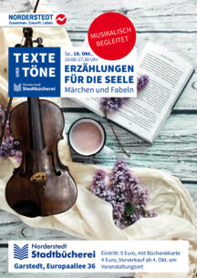 Texte und Töne – Erzählungen für die Seele: Ein Abend mit Märchen und Fabeln