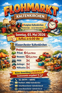 Flohmarkt des Blasorchesters Kaltenkirchen auf dem Festplatz