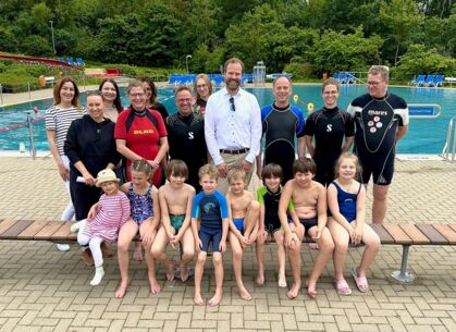 Schwimmunterricht für Kinder aus der Ukraine