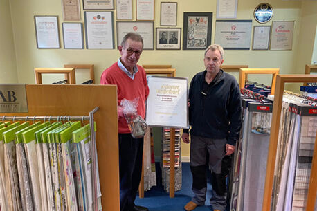 Goldener Meisterbrief für Peter Suhr