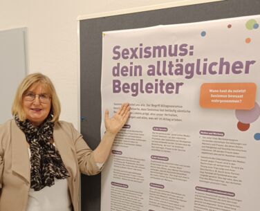 Ausstellung „Gemeinsam gegen Sexismus“ im WortOrt