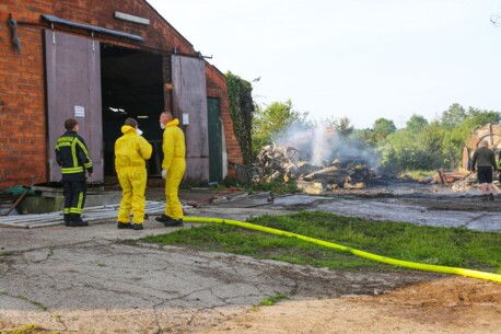 Feuerwehr verhindert Großfeuer