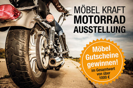 Helm auf, Visier runter – auf zu MÖBEL KRAFT!