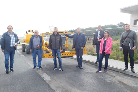 Besuch des Gewerbegebietes „westlich der Grashofstraße“