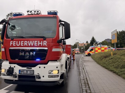 Schwerverletzter Radfahrer nach Verkehrsunfall mit LKW