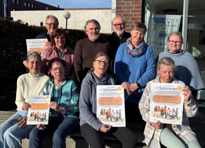 Gemeinsames spazieren gehen: Aktionsgemeinschaft „Gemeinsam runter vom Sofa“ lädt ein