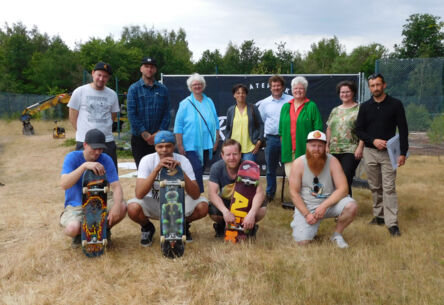 Bau der neuen Skateranlage gestartet