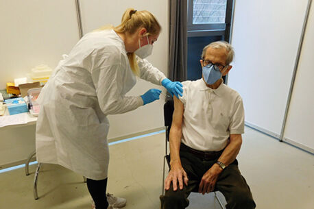 Impfzentrum Kaltenkirchen offiziell in Betrieb 