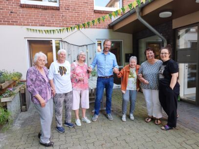 Bürgermeister besucht DRK-Tagespflege Waldblick