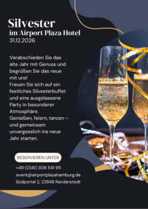Silvester im Airport Plaza Hotel: Feiern zwischen Genuss und Party-Atmosphäre