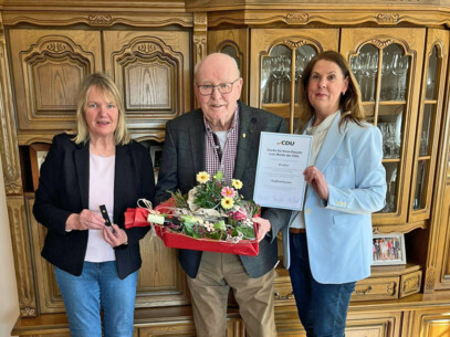 Siegfried Jessen für 50-jährige CDU-Mitgliedschaft geehrt