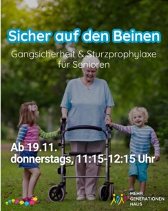 Sicher auf den Beinen: Sturzprävention für Senioren