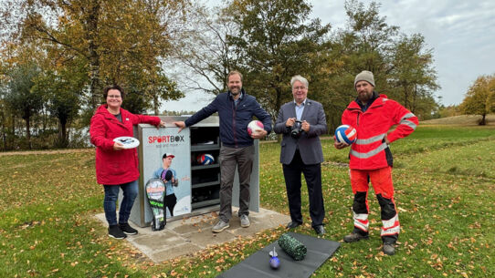 Sportbox - Kostenloses Sportequipment im Freizeitpark per App ausleihen