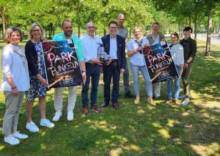 ParkFunkeln Norderstedt 2023 mit Hauptsponsor VR Bank in Holstein