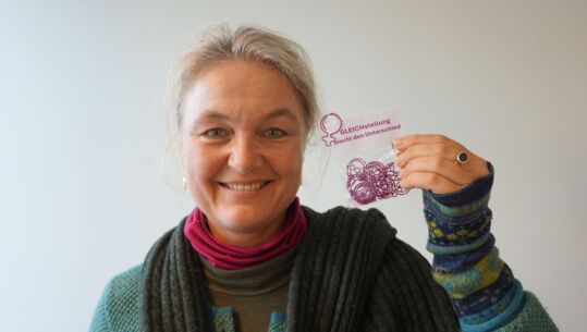 „Gleichstellung macht den Unterschied!“:  Aktion zum Internationalen Frauentag