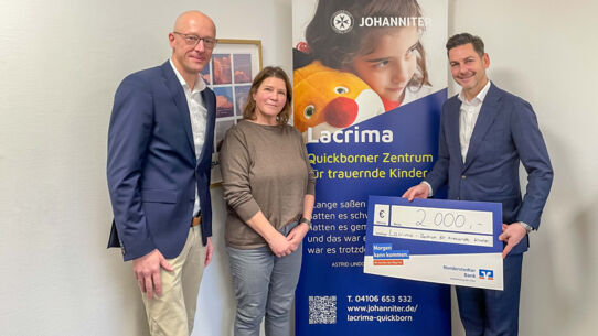 Norderstedter Bank unterstützt Trauerzentrum für Kinder und Jugendliche