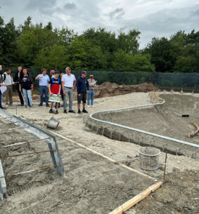 Der Skatepark in Kaltenkirchen nimmt Formen an