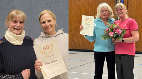Treue zum Sport: 1. SC Norderstedt ehrt langjährige Trainerinnen
