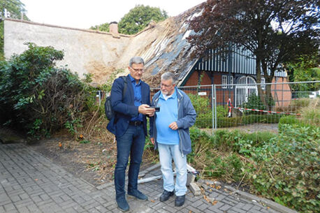 Hoffnung auf Wiederaufbau des Bürgerhauses