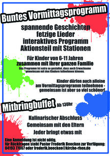 Vielfältiges Programm beim 2. Brunch4Kids&Families