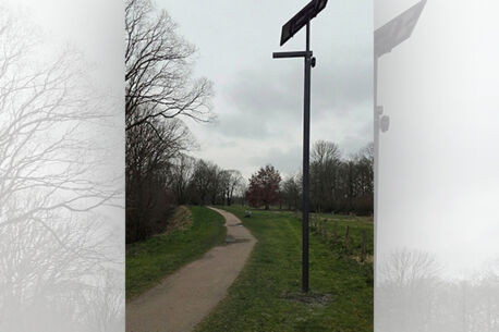 Krückauwanderweg erhält LED-Solarleuchten